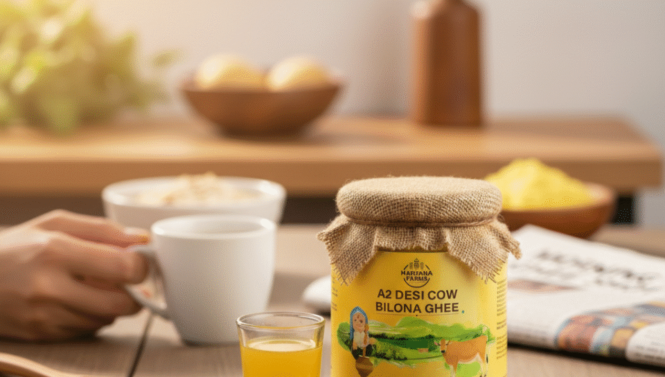 Morning Ghee Shot: The New A2 Desi Cow Ghee Trend Everyone’s Talking About