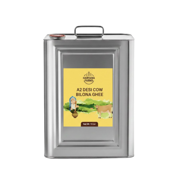 15 L Haryana Farms Pure A2 Desi Cow Bilona Ghee