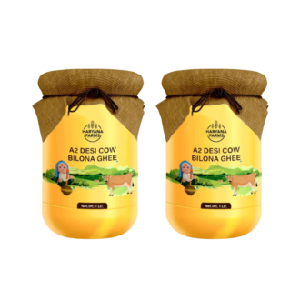 Combo Pack of 1 L + 1 L Pure A2 Desi Cow Bilona Ghee.